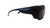Solar Shield Fits Over Sunglasses Large Tortoise Oval Frames with Amber Lenses