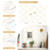 Fiula Boho Wallpaper Beige Wall Paper Peel and Stick Modern Beige and White Geometric Fireworks Contact Paper Renter Friendly Self-Adhesive Removable Bathroom Bedroom Laundry Room 17.3" × 78.7"