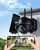 ZUMIMALL Security Cameras Wireless Outdoor - 2 Packs, 360°View Outdoor Camera Wireless Solar Powered,2.4G WiFi, Spotlight/Siren//3MP Color Night Vision/AI Detection/IP66/Cloud/Alert, Work with Alexa