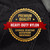 Under NY Sky Cross-Back Barber Black Apron – Heavy-Duty Nylon, Water and Chemical Resistant, Zipped Pockets, No-Tie, Split-Leg – Adjustable for Men, Women – Pro Hair Stylist, Salon, Colorist, Artist