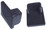 LIUDA 30-304B Sling Insert Rectangular Sling Chair Replacement End Caps - 1" L x 3/4" W - Black (10 pcs Pack)