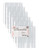 Better Kitchen Products Recipe Card Page Protectors, 100 Count, 4 x 6 inch Pockets, 2 Pockets Per Page, Recipe Book Pocket Page Refill Sheets, 8.5 x 6.9 Inches, 3-Hole Punched-100 Pack