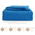 Exclusivo Mezcla California King Quilt Bedding Set, Lightweight Royal Blue Quilts Cal Oversized King Size for All Seasons, Soft Microfiber Bedspreads Coverlets with Leaf Pattern, 3 Piece