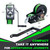 OPENROAD 3500LB Boat Trailer Winch - 32FT Green Strap, Heavy Duty Hand Winch with 2-Way Ratchet 4:1/8:1 Gear - Effortlessly Tow Boat,Trailer, RV, ATV, and Jet Ski - Includes Installation Screws