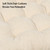 HAVARGO Recliner Cushions for Elderly, 20x20x4 Inch Thick Chair Cushion for Shorter Users Patent Design Soft Tufted Dual Layer Booster Seat Cushions for Seniors Recliner Risers Beige 1P