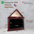 ASmileIndeep Flag Display Case Box for Folded 3'x5' American Flag Solid Wood Military Flag Certificate Shadow Box with Wall Mount Display Flag Frame Holder for Badges Medals (Mahogany)