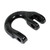 BACLAUGH 2pc 1/2 inch Coupling Link Tow Hitch Safety Chain Hammer Lock Grade 80 Black for Truck