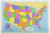 Painless Learning Educational Placemats Sets World USA and Europe Maps Non Slip Washable
