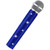 Sanwuta Fake Microphone Prop Sparkly Bling Rhinestones Plastic Play Microphone Pretend Glitter Bedazzled Mic for Cosplay Party Costume(Royal Blue)