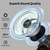 Monster Open Free AC100 Open Ear Headphones, Bluetooth 5.3 Wireless Earbuds with Earhooks, Immersive Stereo Sound by Dual Large Driver, Clear Talk, 30H Playtime,Waterproof Sport Earbuds for Running