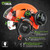 GREEN DEVIL Hard Hat Safety Helmet with Visor and Ear Muffs Men Women Vented Work Hardhat ANSI Z89.1 Cascos De Construccion for Industrial Construction Forestry