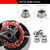 BESNIN Chainring 104 BCD Chainring 30T 32T 34T 36T 38T 40T 42T 44T 46T 48T 50T 52T Narrow Wide Tooth Round Chainring for 7/8/9/10/11/12 Speed MTB BMX Road Bike (Black, Round 48T)