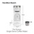 Hamilton Beach 47621 The Scoop Single Serve Coffee Maker & Fast Grounds Brewer for 8-14oz. Cups, Brews in Minutes, Next Gen, White