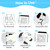 Bathroom Exhaust Fan 0696B000 Motor Replacement for NuTone, 0696b000 Bathroom Fan Motor Assembly Compatible with Nutone QT-110N-B QT-9093 QT-100L QT-110N Series