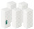 TOALLA 100% Cotton Washcloths 60 Pack|400 GSM|Soft Face & Body Washcloths|Highly Absorbent|12 x 12 Inches|White