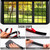 59 Ft Window Grille Inserts Grid Kit, Self-Adhesive Peel and Stick Trim Molding Window Trim Molding Grids, DIY Crown Molding Peel & Stick for Tile Edge Trim, Windows Door Frames(2 Black)