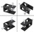 Universal Pole Holder Deck Mount Clamp - Compatible with Tiki Torch and Mounting Poles on Porch, Table, Deck or Fence(4 Pcs) Universal Pole Holder Deck Mount Clamp - Compatible with Tiki Torch and Mounting Poles on Porch, Table, Deck or Fence(4 Pcs)
