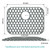 SAMSIER Sink Protectors for Bottom of Kitchen Sink 13x11 &16x12 &21x16 &22x13 &24x13 &26x14 &28x14 &30x16, Large Farmhouse Silicone Mats Grid (19”x14”, Rear Drain)