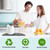 SAMSIER Sink Protectors for Bottom of Kitchen Sink 13x11 &16x12 &21x16 &22x13 &24x13 &26x14 &28x14 &30x16, Large Farmhouse Silicone Mats Grid (19”x14”, Rear Drain)