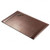 DACASSO Bonded Leather Desk Pad with Side Rails - Luxury Leather Desk Blotter for Writing (30 x 18, Brown)