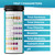 Pool Test Strips 7-in-1, 200 Quick and Accurate Pool and Hot Tub Test Strips - Pool Water Testing Kit for Chlorine, Bromine, pH, Hardness, More - All in 1 Swimming Pool Test Strips by JNW