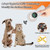Pet Microchip Scanner Rechargeable RFID EMID Micro Chip Reader Scanner (2.4GHz Wireless+Bluetooth+USB) All in one 1.44” TFT Screen Display ISO11784 / ISO11785 / FDX-B and EMID for Animal/Pet/Dog/Cat