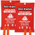 SecuCaptain Emergency Fire Blanket for Home - 2 Pack 60"x60" X-Large Flame Retardant Blankets with Fireproof Tabs for House Camping Kitchen Fire Protection Survival Safety