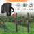 Chintooler 4ft Woven Wire Fence Stretcher Bar with 5 Wedges - Heavy-Duty Steel Fence Tensioner for Farm, Garden & Ranch - Black Powder Coated, Rust-Resistant, Easy to Install