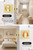 goldenwarm Brushed Gold Square Pocket Door Lock with Indicator, Pocket Door Hardware for 2-1/8'' Round Bore Hole, Pocket Door Handles Fit 1-1/4'' to 2'' Thickness Sliding Door 2-3/8'' Latch 2 Pack