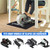 GSDOTZAP Non-Slip Workout Mat for Under Desk Elliptical, Exercise Mat for Ellipse Leg Exerciser Machine, Elliptical Mat for Electric Seated Foot Pedal Exerciser, Stability and Floor Protection