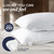 Beckham Hotel Collection Bed Pillows King Size Set of 2 - Down Alternative Pillow for Back, Stomach or Side Sleepers