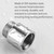 LEPEVNEY 20mm Stainless Steel Extension Pipe Fitting G1/2 Female to G1/2 Male Thread Reducer Coupling Adapter, 2 PCS