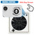 OUTPRIZE RV Roof Vent Fan, 12V DC 14" Super Quiet Reliable Manual RV Roof Fan, 3-Speed, Reversible