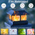 Dynaming Solar Flame Post Cap Lights Outdoor, Solar Powered Fence Post Light, Flickering Flame LED Lantern Lamps Waterproof for Garden Deck Patio, Fit 4x4, 5x5 or 6x6 Vinyl/Wooden Posts, 6 Pack