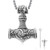 DOTBJ 925 Sterling Silver Thors Hammer Mjolnir Urn Necklace for Men Women with Stainless Steel Chain 22"+2" DOTBJ 925 Sterling Silver Thors Hammer Mjolnir Urn Necklace for Men Women with Stainless Steel Chain 22"+2"
