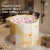 Portable Bathtub For Adults Foldable SPA Soaking Standing Bath Tub For Shower Stall, Freestanding Non-Inflatable Hot Ice Bath Tub With Thickened Thermal Foam To Keep Temperature.Home Outdoors Gyms, Quick Opening Without Installation