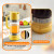 Aelga Glass Honey Dispenser kitchen items No Drip No Mess Leak-Free Design with Handle for Maple Syrup Maintains Freshness Easy to Clean Refill Perfect for Everyday Use