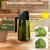 2 Count 2 in 1 Oil Sprayer for Cooking 16oz/470ml Light-Blocking Dark , Olive Oil Dispenser Bottle for Kitchen, Premium Dark Green Glass Oil Bottle, Food-Grade Oil Mister for Air Fryer, BBQ
