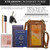 BULL GUARD Crossbody Leather Phone Purse, Anti Theft and RFID Blocking, Small Elegant Design for Travel or Everyday Use