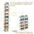 UFORU 6/9-layer vertical detachable shoe storage rack 1 modern shoe rack shoe cabinet gift storage rack home storage rack home storage supplies Footwear Organization
