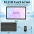 PYNAREL Android 15 10.1 Inch Tablet, 2 in 1 Portable Device with Keyboard, Mouse, Case, Stylus, Dual Camera