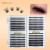 RITALASH 384PCS 4 style Cluster Lashes book Individual Lashes Clusters Eyelash Extensions False Eyelashes DIY False Lash Extension Kit Reusable False Eyelashes Natural Look Mix 10-16mm Makeup