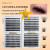 RITALASH 384PCS 4 style Cluster Lashes book Individual Lashes Clusters Eyelash Extensions False Eyelashes DIY False Lash Extension Kit Reusable False Eyelashes Natural Look Mix 10-16mm Makeup