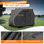 BORDAN Waterproof Golf Cart Cover Fits for Most Brand 2/2+2/4 Passengers Yamaha, Honda, Club Car, EZGO Golf Carts, 600D Heavy Duty Durable Golf Cart Covers with Two Waterproof Zipper Doors