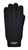BRUCERIVER Men's Pure Wool Knit Gloves with Fleece Lining and Elastic Rib Cuff Size XXL (True Black)