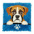 veirousa Boxer Puppy Latch Hook Kits for Adults, Beginners DIY Crochet Pillow Kit Pre-Printed Pillowcase Hook and Latch Rug Kits Needlework Cushion Cover for Home Sofa Decoration 17x17 inch veirousa Boxer Puppy Latch Hook Kits for Adults, Beginners DIY Crochet Pillow Kit Pre-Printed Pillowcase Hook and Latch Rug Kits Needlework Cushion Cover for Home Sofa Decoration 17x17 inch