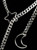 EverGlimp Star Moon O-Ring Slip Chain Necklace For Women, Handmade Punk Rock Cuban Adjustable Lariat Y-Necklcae Jewelry (Silver, Length 32'') EverGlimp Star Moon O-Ring Slip Chain Necklace For Women, Handmade Punk Rock Cuban Adjustable Lariat Y-Necklcae Jewelry (Silver, Length 32'')