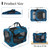 PetMasion Extra Large Cat Carrier for 2 Cats, Collapsible Soft Sided Pet XL Crate for Large Mudium Big Cat 20lbs+, Car Travel Portable Bag for Long Trips Ride 24"x16.5"x16.5"