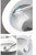 NOVOCE Toilet Brush Holder Toilet Brush and Holders Bathroom WC Hanging Toilet Bowl Brush Quick Drying Holder with Stand Base Set Toilet Brush Toilet Bowl Brush and Holder
