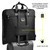 ZEGUR Premium Suit Garment Bag Carry On - Hangs 4 Suits - Travel & Business with Shoulder Strap and Laptop Compartment